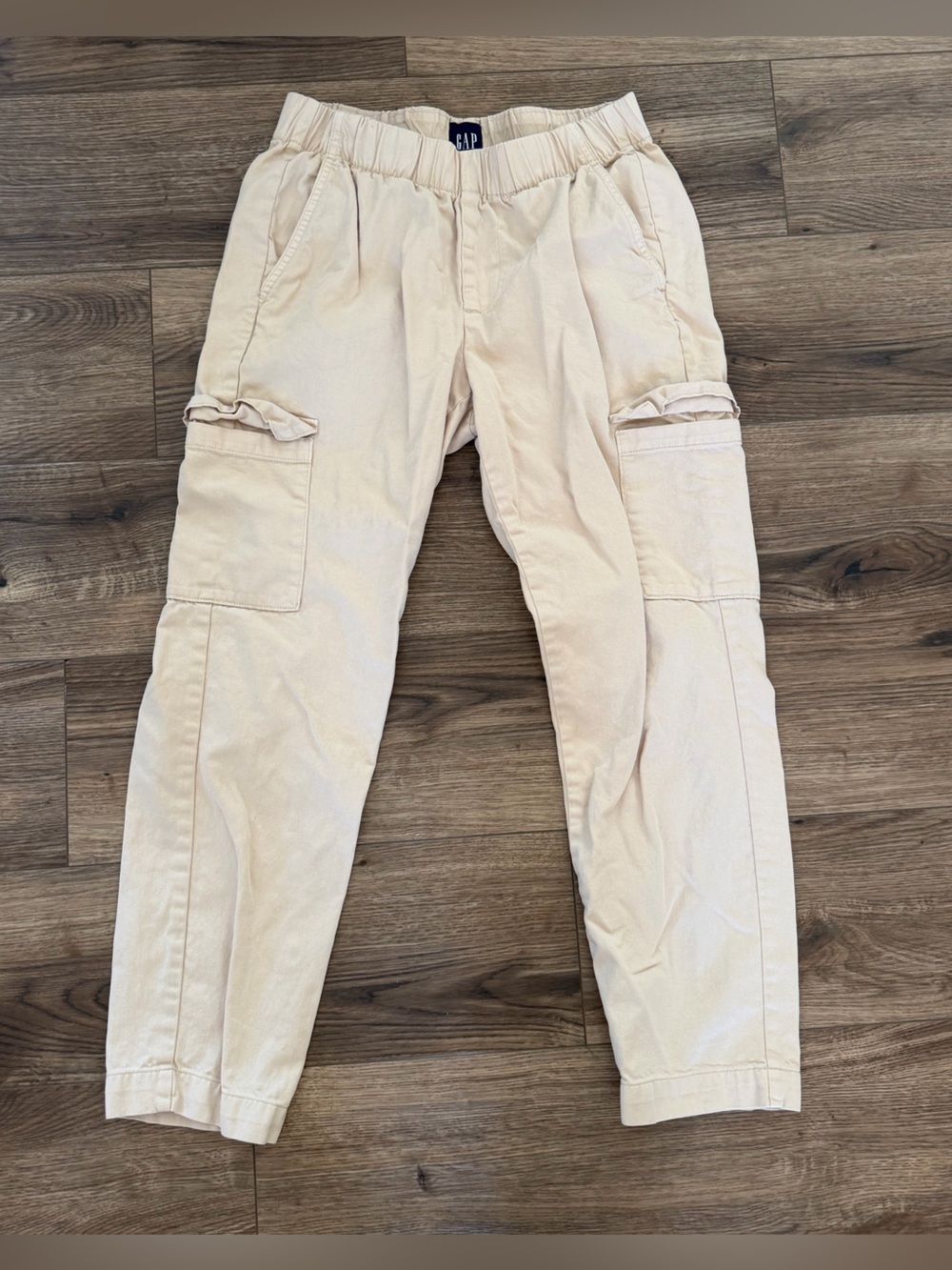 GAP Cargo Jogger Pants SMALL Lyocell Cotton Pull On Elastic Waist